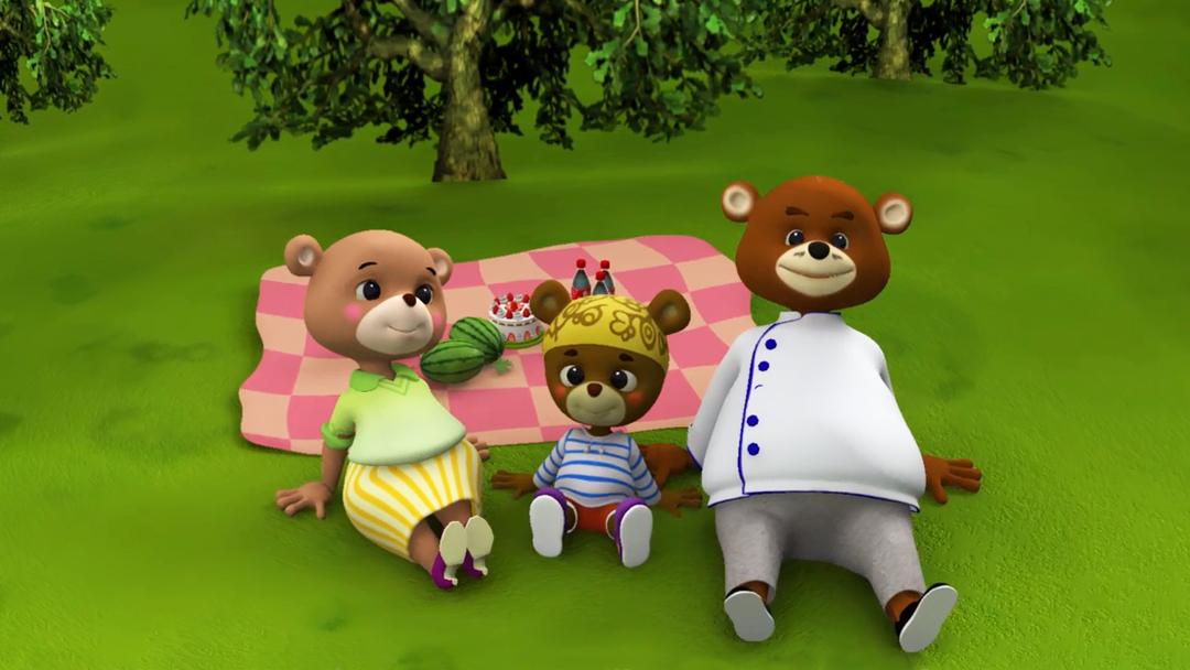 《火火兔学前英语》中班第13课  three bears