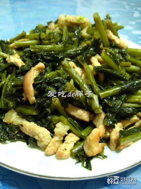 雪里蕻炒肉丝怎么做好吃