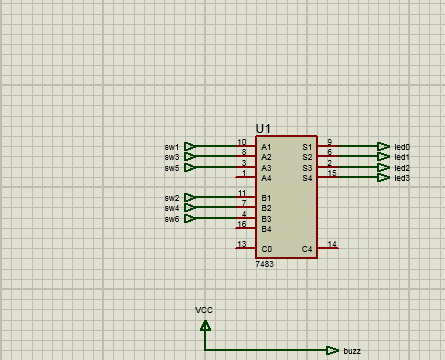 proteus 8如何使用设置7483的引脚