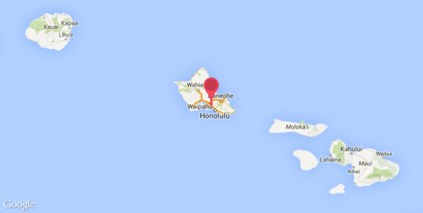 夏威夷和珍珠港在地图上的什么地方?
