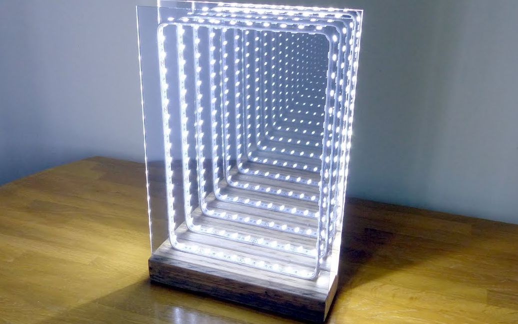 它叫"无限镜"(无限幻镜),讲解原理 ,制作教程 diy手工