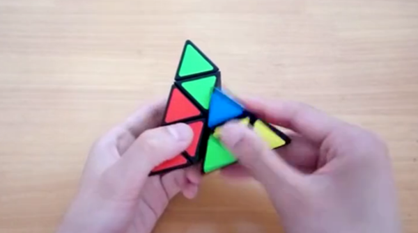 魔方教程图解三角形?