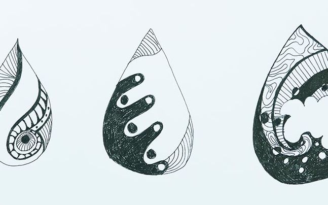 创意 线描基础: 水滴的外衣