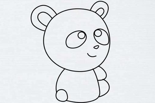 怎么画大熊猫简笔画?