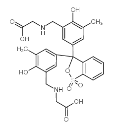 cas号4079-10-1的名称和物化性质如下 中文名称 甘氨酸邻甲酚红