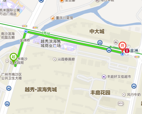 广州南沙环市中路15号靠近哪个地铁站