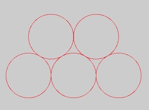 五个圆形组成的图案图片