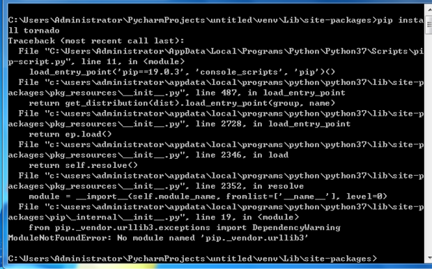 安装pyCharm,pip显示No module named pip._v
