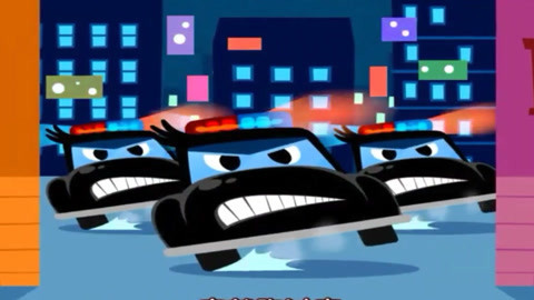 碰碰狐汽车城 有案情 警车要出动抓小偷