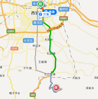 楼观台景点路线图图片