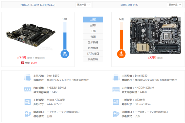 b150技嘉和华硕主板哪个好 知乎