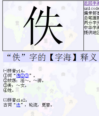 一个单立人一个失败的失左右结构什么字