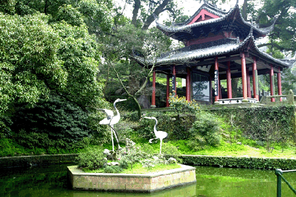 放鹤亭的杭州西湖