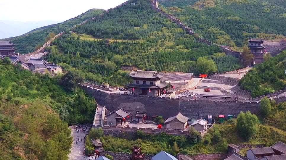 航拍 山西雁门关,固若金汤的中华第一关