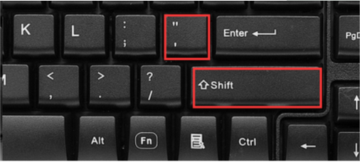 单引号在键盘上怎么打图片