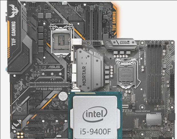 i5 9400f 搭配什么显卡 主板比较合适