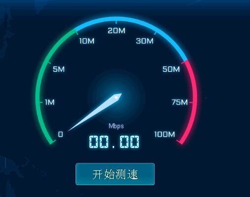 cn 点击开始测速按钮就可以