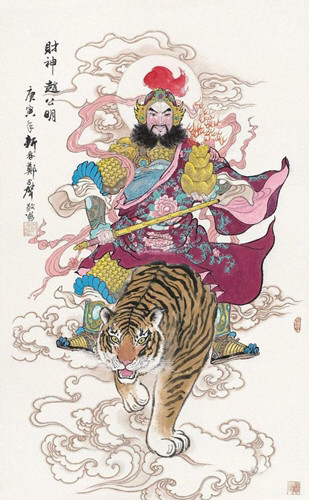 文财神是比干,范蠡和李诡祖,武财神是关羽,柴荣和赵公明