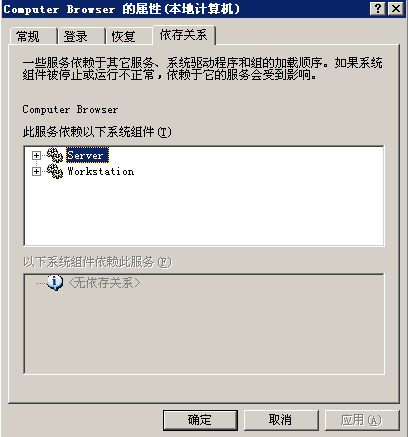 在本地计算机无法启动ComputerBrowser服务 