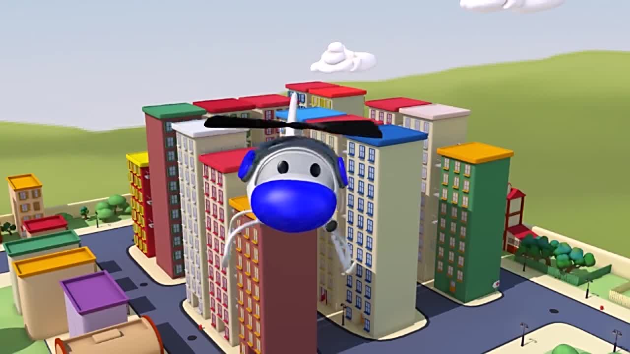 汽车城之建筑队 第13集 太空翻滚车