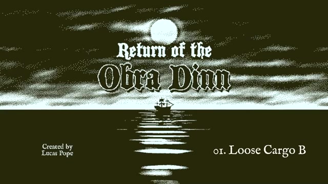 [图]《奥伯拉丁的回归》原声 Return of the Obra Dinn Soundtrack