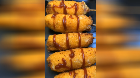 芝士火腿肠教程 比外面的餐馆还好吃