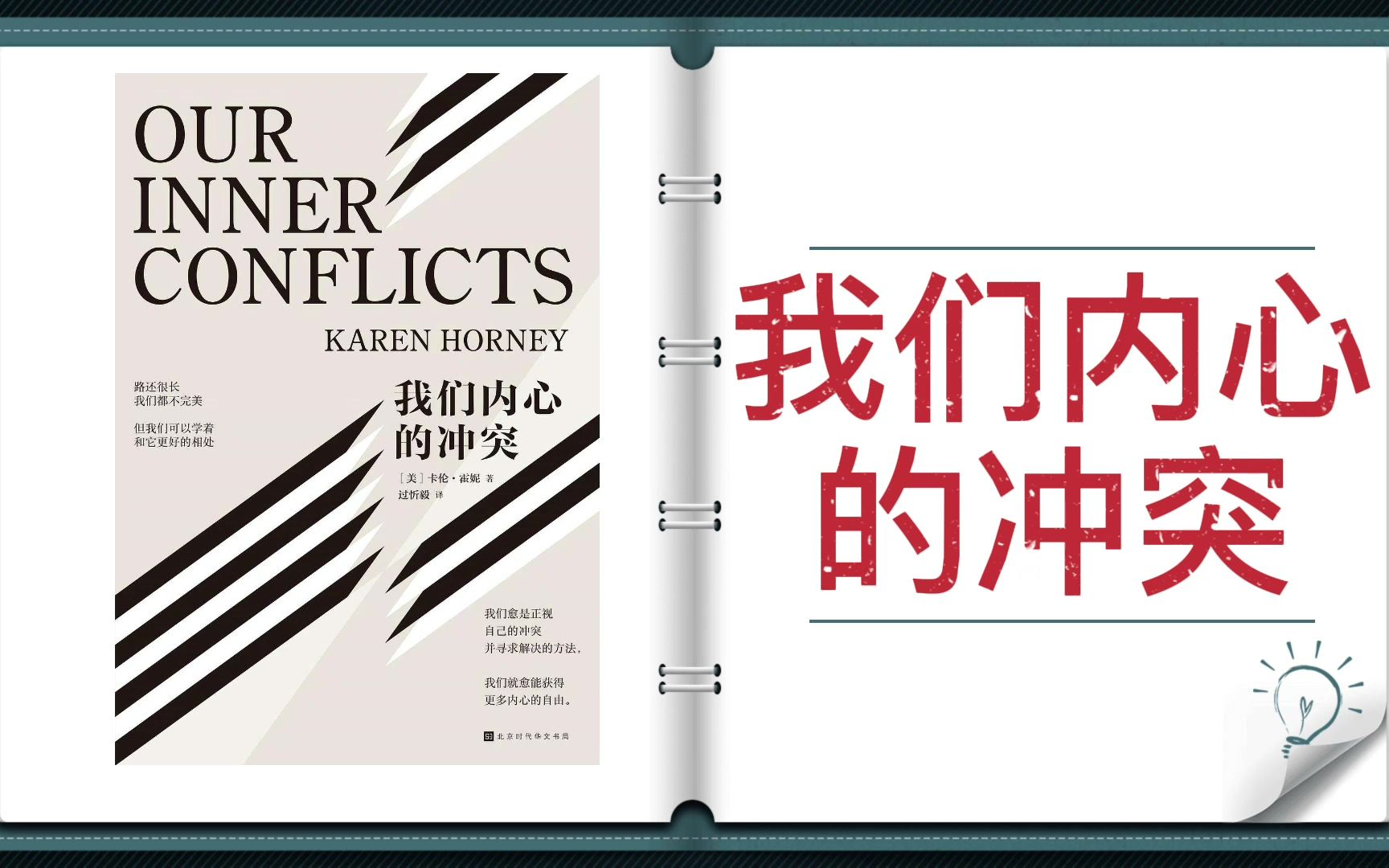 [图]【有声书+字幕】《我们内心的冲突》| 论述了几种困扰人内心的相互矛盾的神经症倾向——冲突类型