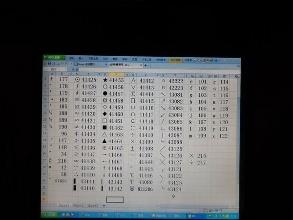 求电脑上打特殊符号的快捷键 Alt+什么等等 要