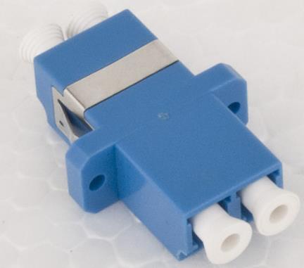 lc-lc双工光纤适配器 光纤耦合器怎么用