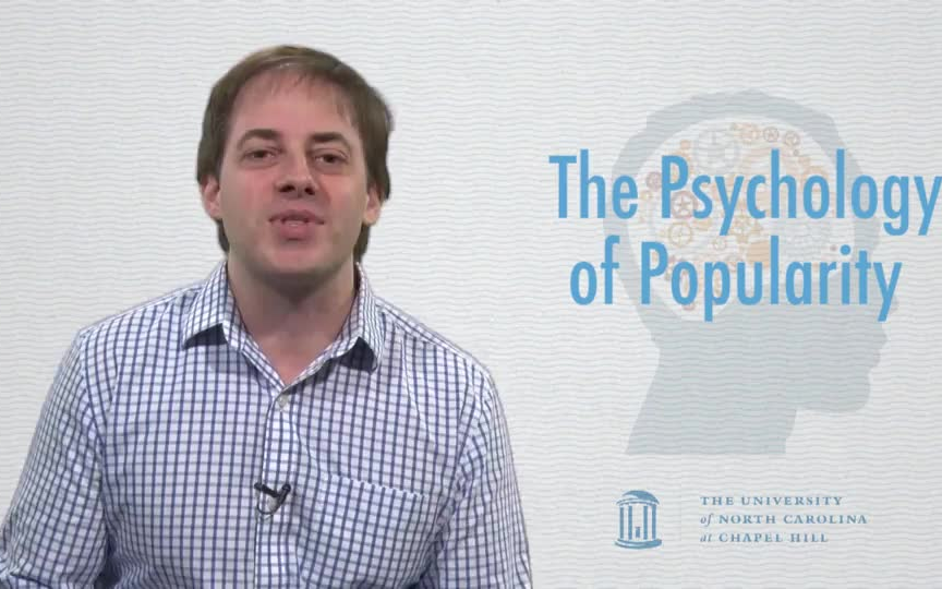 [图][Coursera] 让你受欢迎的心理学 | The Psychology of Popularity | 英文字幕