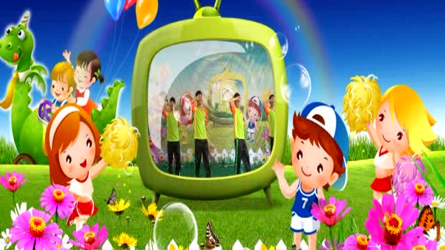 幼儿早操 舞蹈 快乐的一只小青蛙 幼儿早操 律动