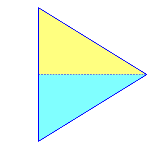 两个三角形拼成的图案图片