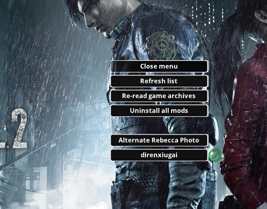 steam正版生化危机2重制版用mod管理器打了