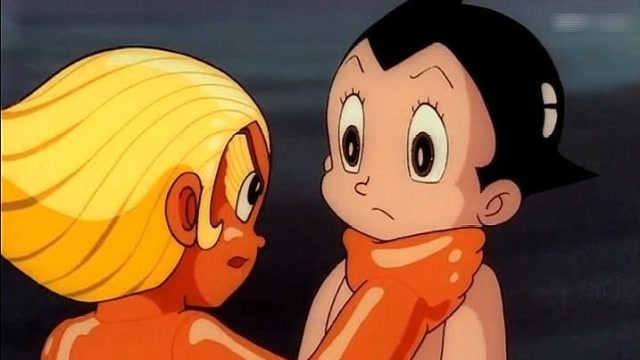 铁臂阿童木,失去能源被阿托拉斯打败,回忆童年
