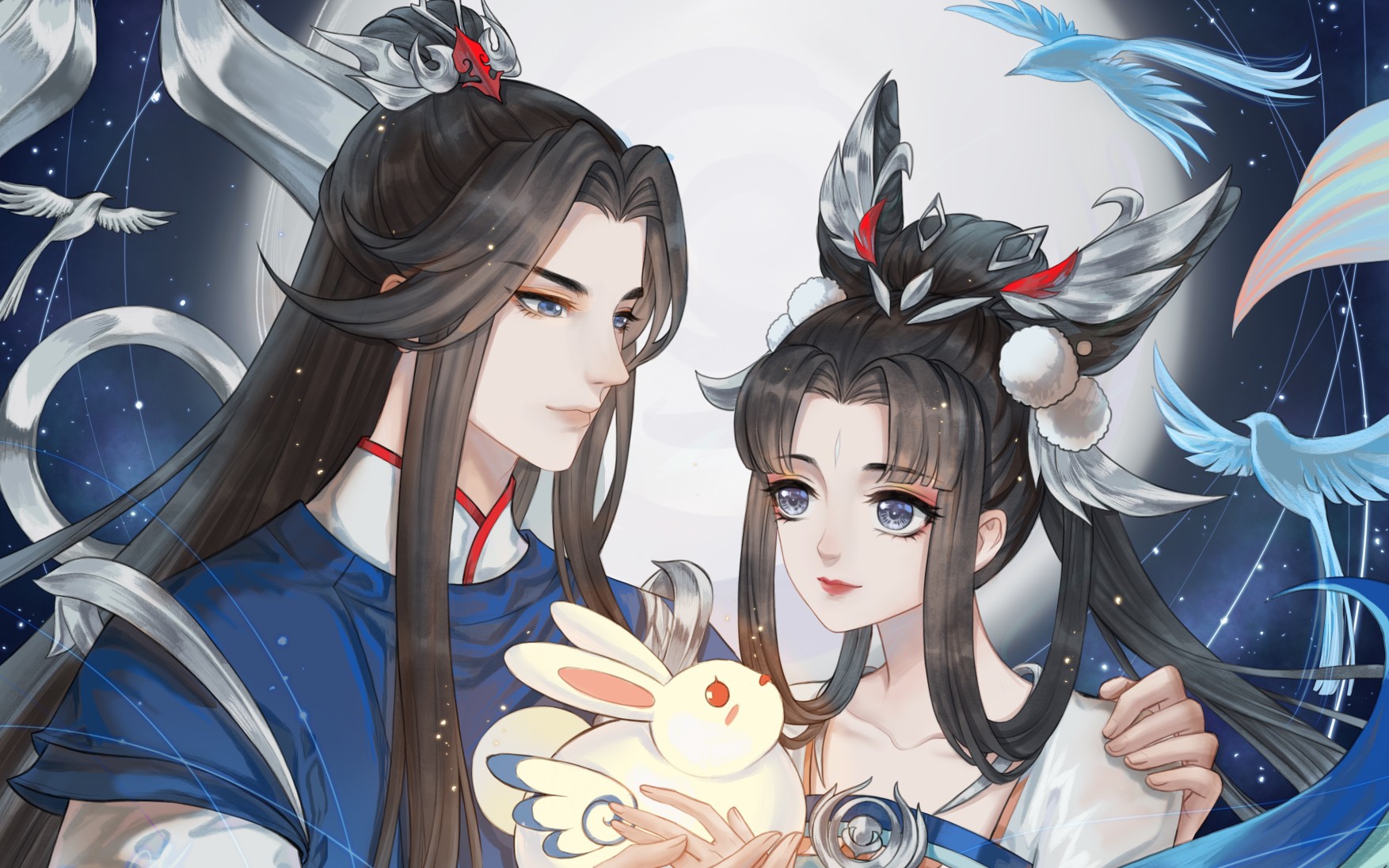 嫦娥后羿情人节限定皮肤如梦令实战测评