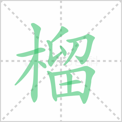 榴的解释|读音|部首|组词
