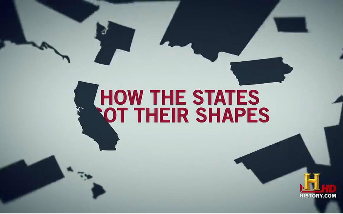 [图]【原创听译】美国版图是如何来的 (2010)【历史频道】(How the States Got Their Shapes)