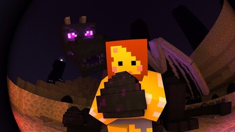 小本】 我的世界丧尸围城ep21 灭杀末影龙