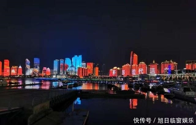 跨年灯光秀青岛