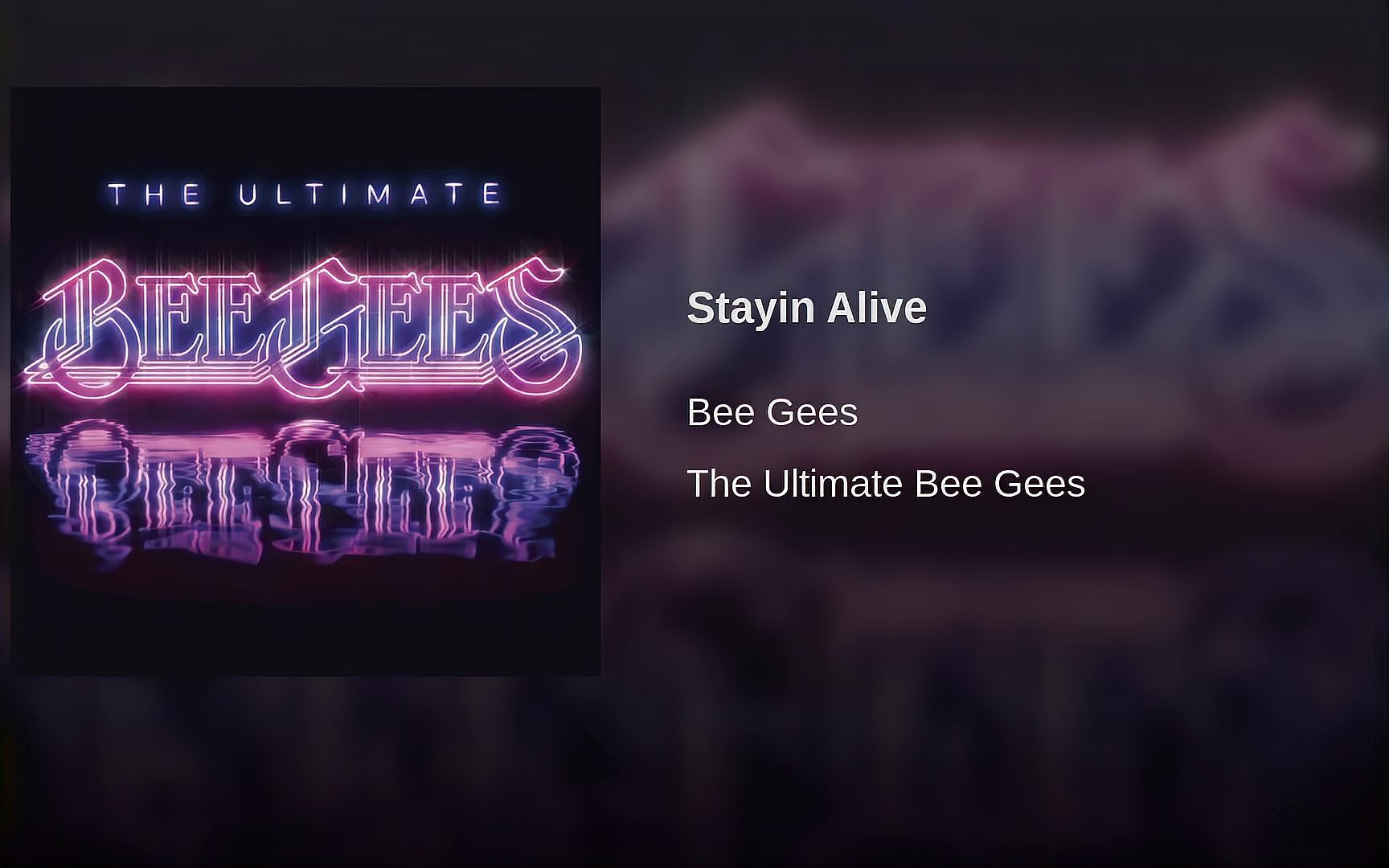 [图]Bee Gees - Stayin Alive