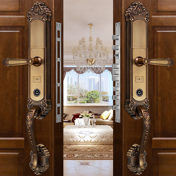 巨头智能别墅大门锁有几种款式,安全吗?