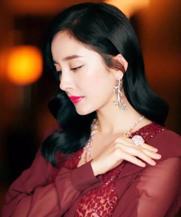 范冰冰的鼻子近乎完美,鼻梁窄长平直,山根较高,鼻部线条利落干净