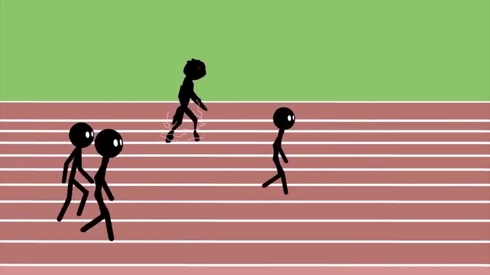 火柴人: 运动会比赛跑不过怎么办?当然要…游戏