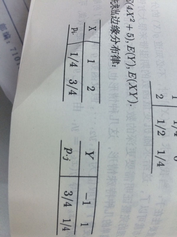 知道边缘分布律,数学期望E(XY)怎么求