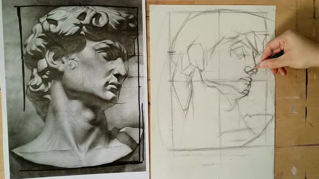  b>石膏像 /b>—大卫结构1