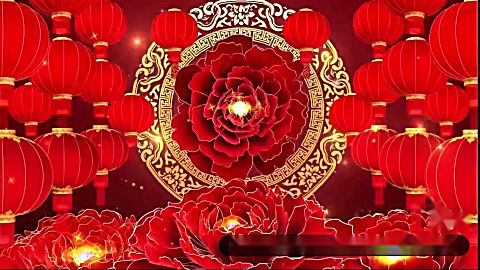 大摇大摆迎春来 春晚喜庆 舞蹈 舞台伴舞 晚会led节目大屏幕背景视频