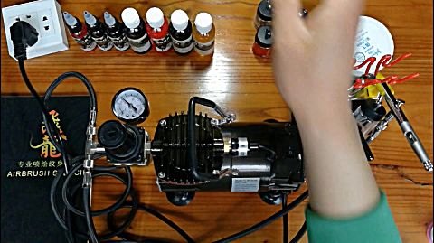 飞龙插电式一次性纹身喷绘机 喷绘纹身机安装使用方法