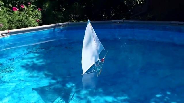 手工diy,教你用塑料瓶制作一艘简易小帆船