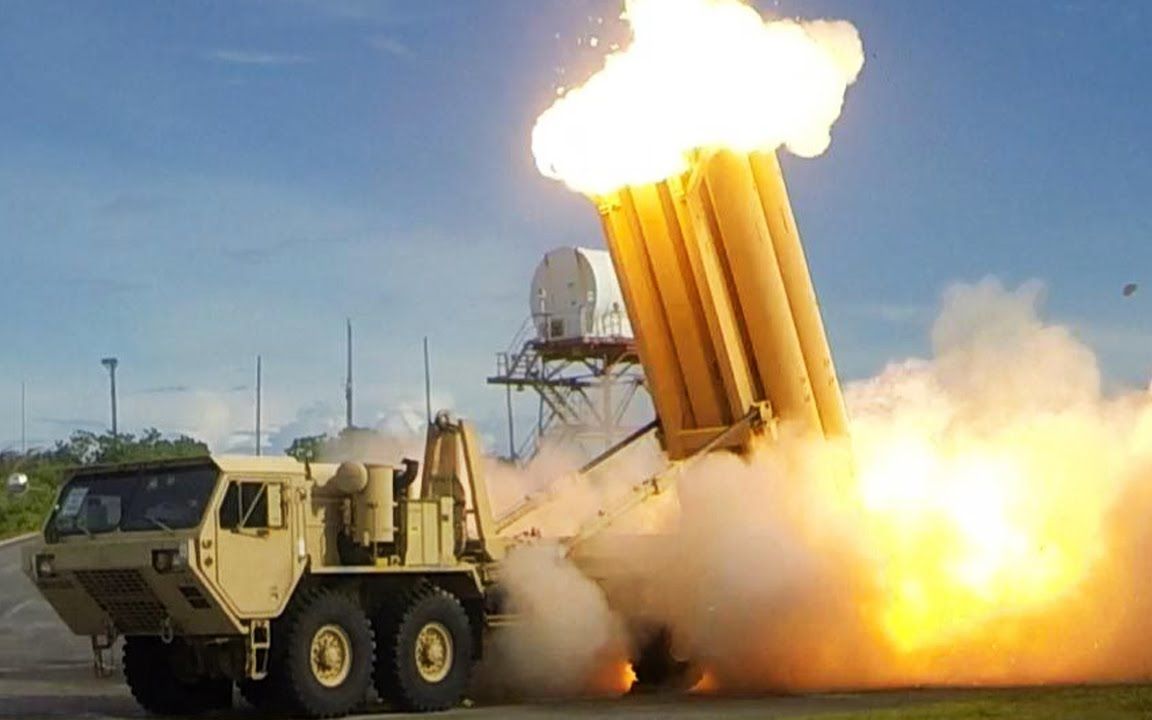 usamc thaad(萨德) 末段高空区域防御系统 发射画面【导弹防御】