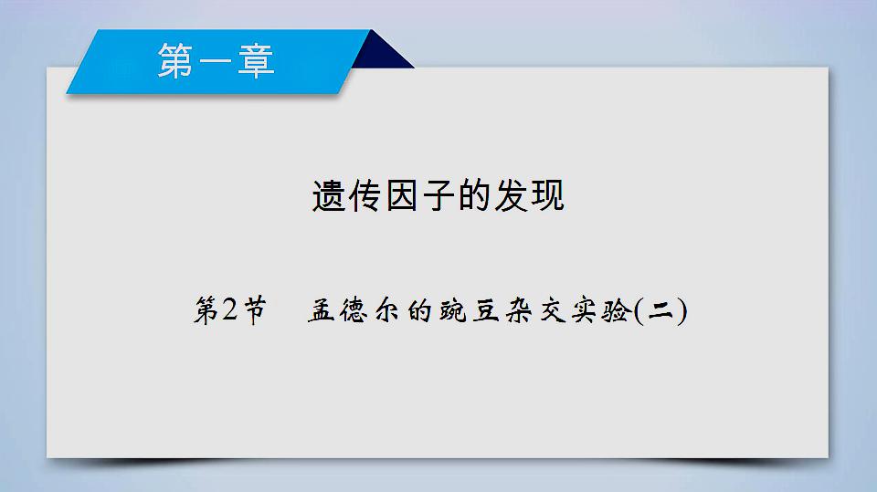 [图]一题搞懂孟德尔两对相对性状的杂交实验